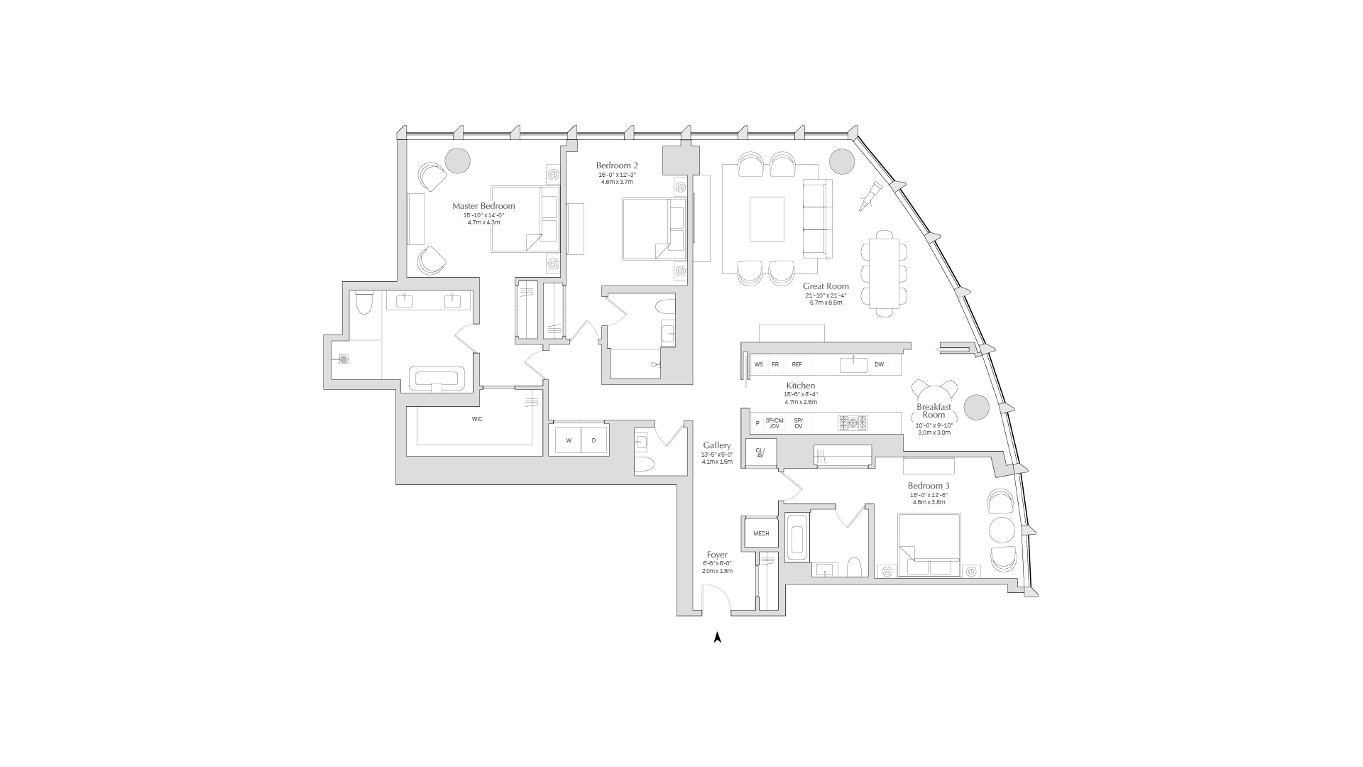 6.5 square deals meters in feet