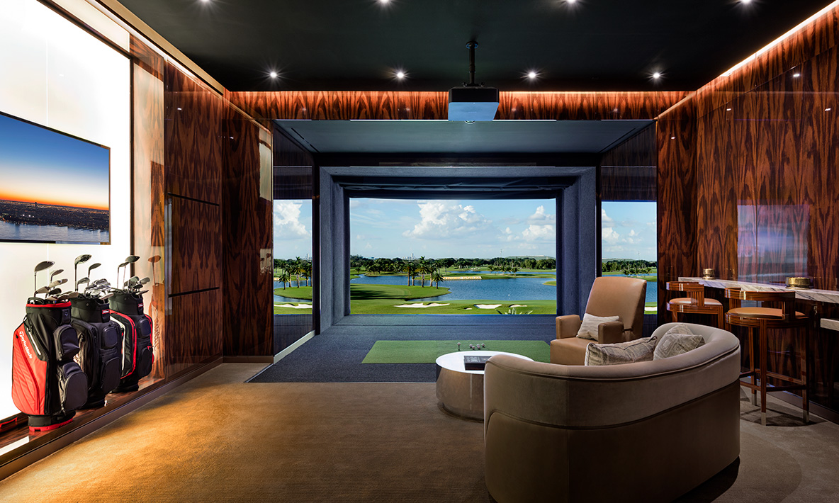 Golf Simulator Lounge