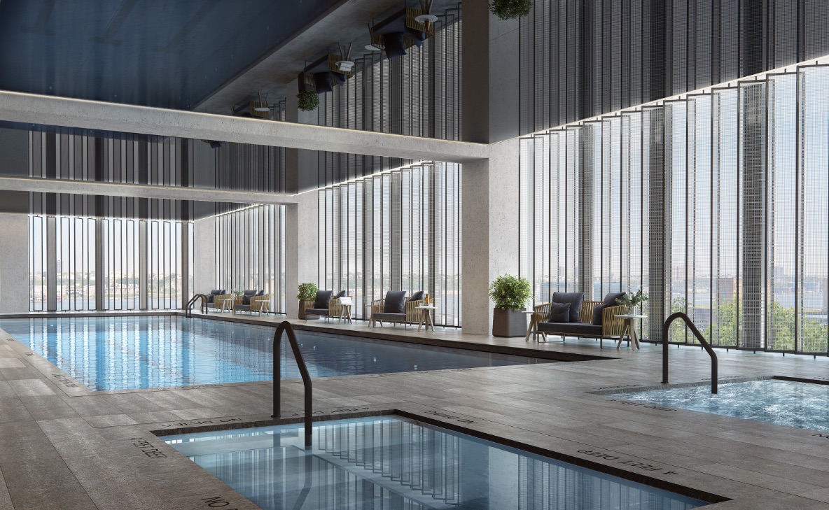 Equinox’s indoor swimming pool